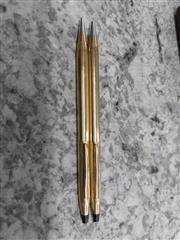 CROSS WRITING INSTRUMENTS 1/20 10KT GOLD FILLED PEN & PENCIL SET